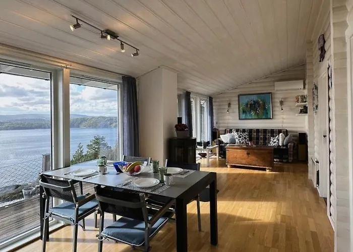 Charming Drøbak Breathtaking Fjord Views Feriehus Askholmane