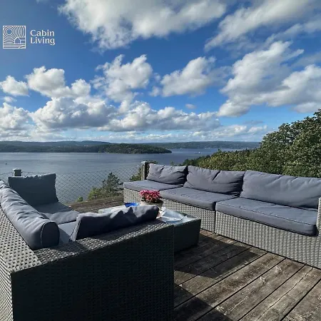Charming Drobak Breathtaking Fjord Views 別荘 *
